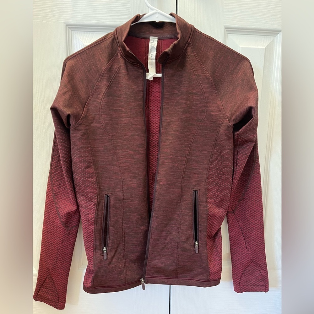Lululemon Jacket Star Ruby Black Size 6